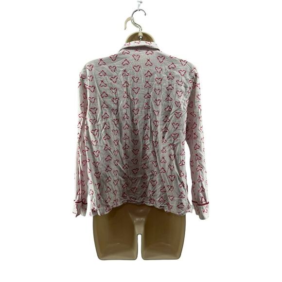Victoria's Secret After Hours Candy Cane Hearts Pajama Top Womens Size Small - Picture 6 of 6